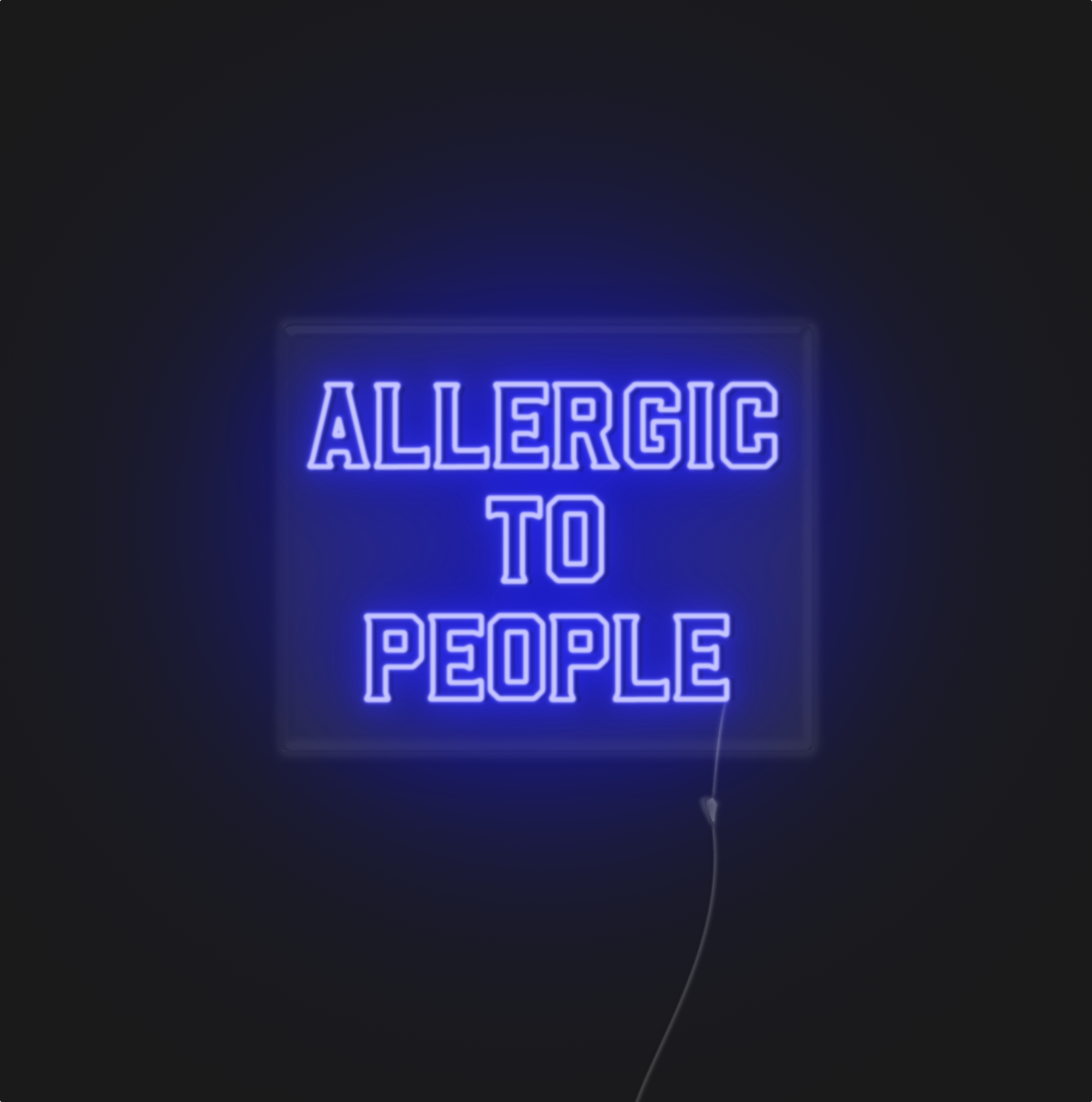 Allergic to people neonerdy.design