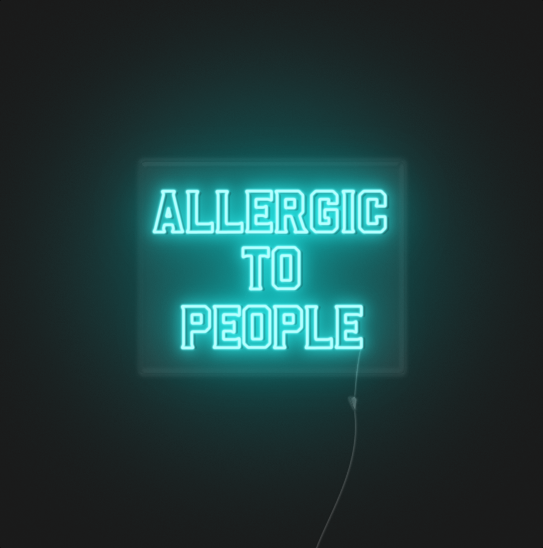 Allergic to people neonerdy.design