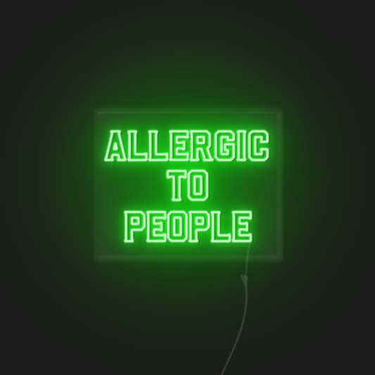 Allergic to people neonerdy.design