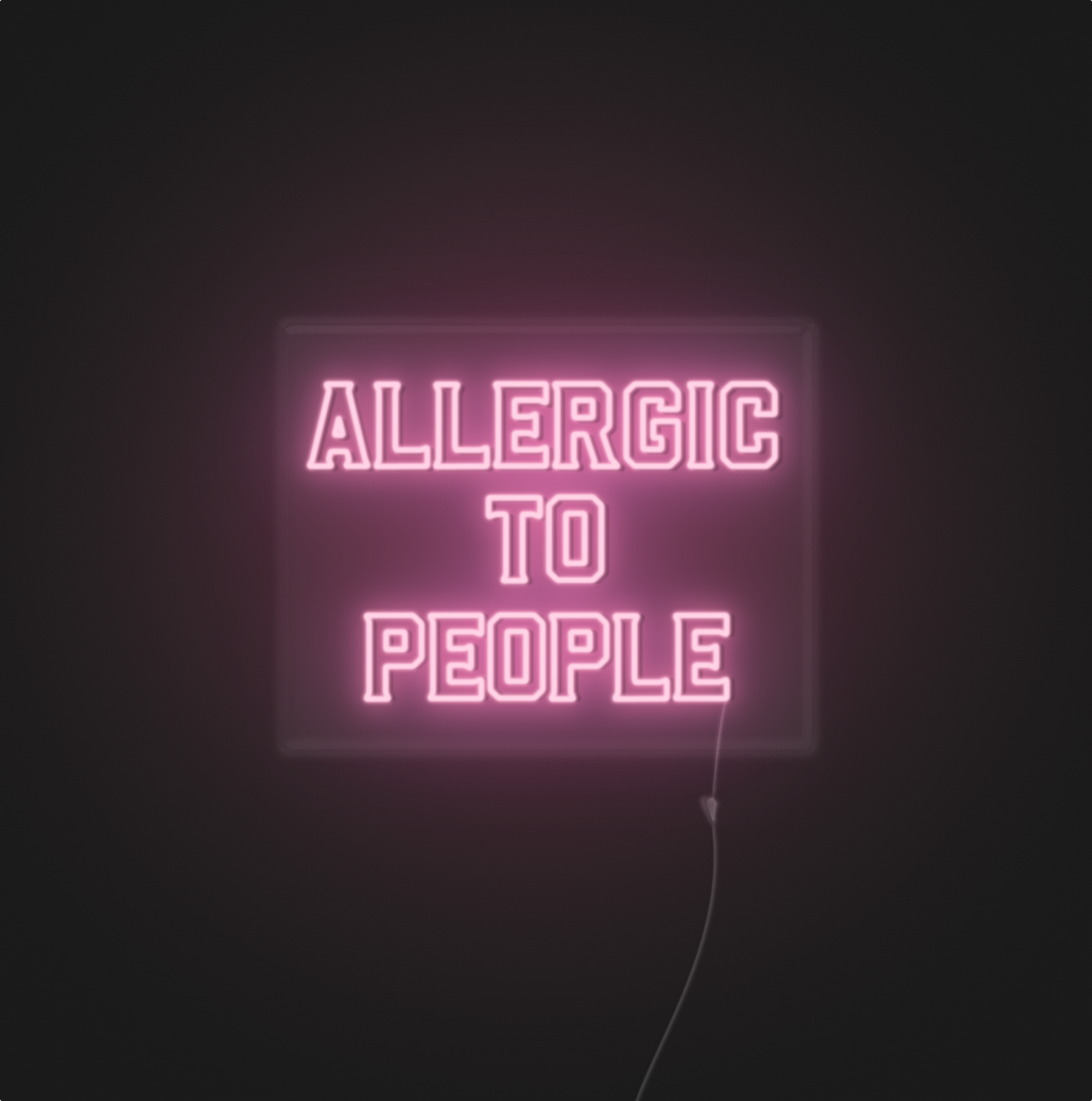 Allergic to people neonerdy.design