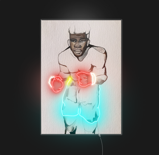 Boxer Neon Sign neonerdy.design