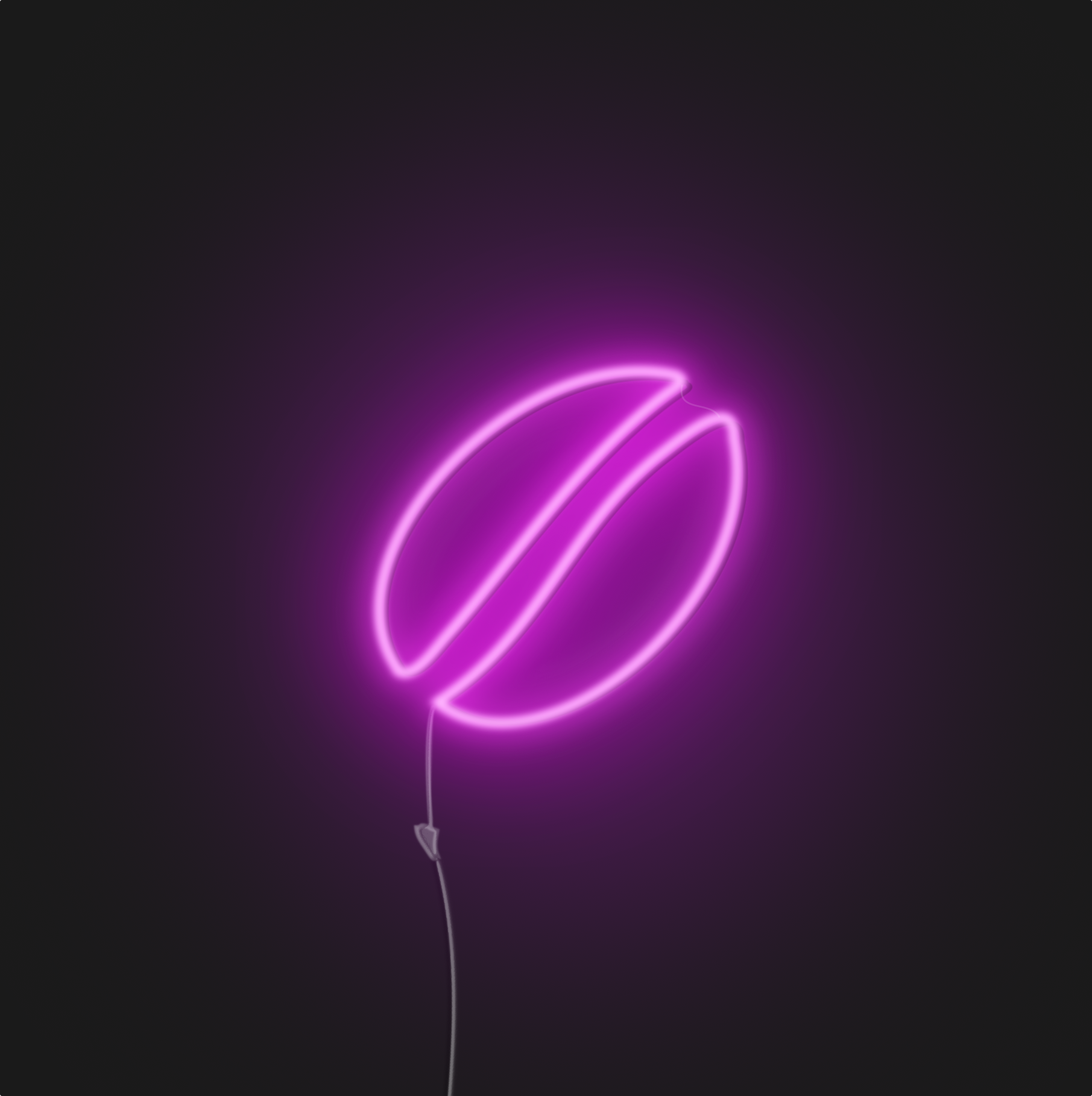 Coffee bean neonerdy.design