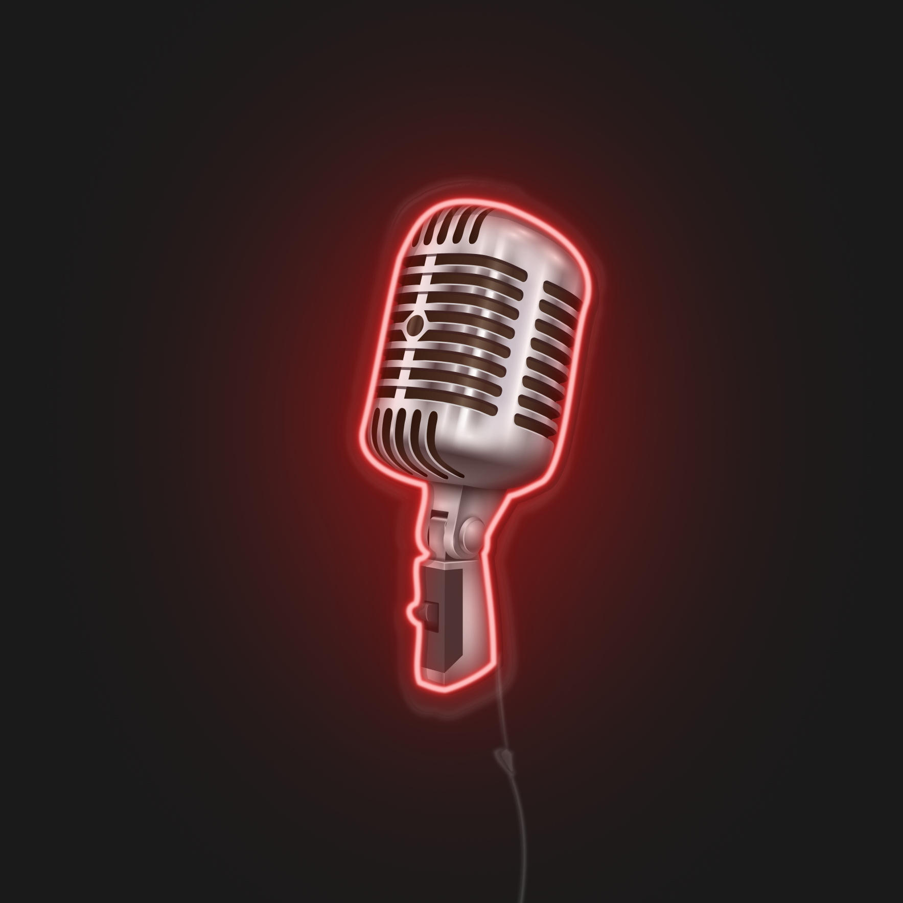 Microphone by macrovector neonerdy.design
