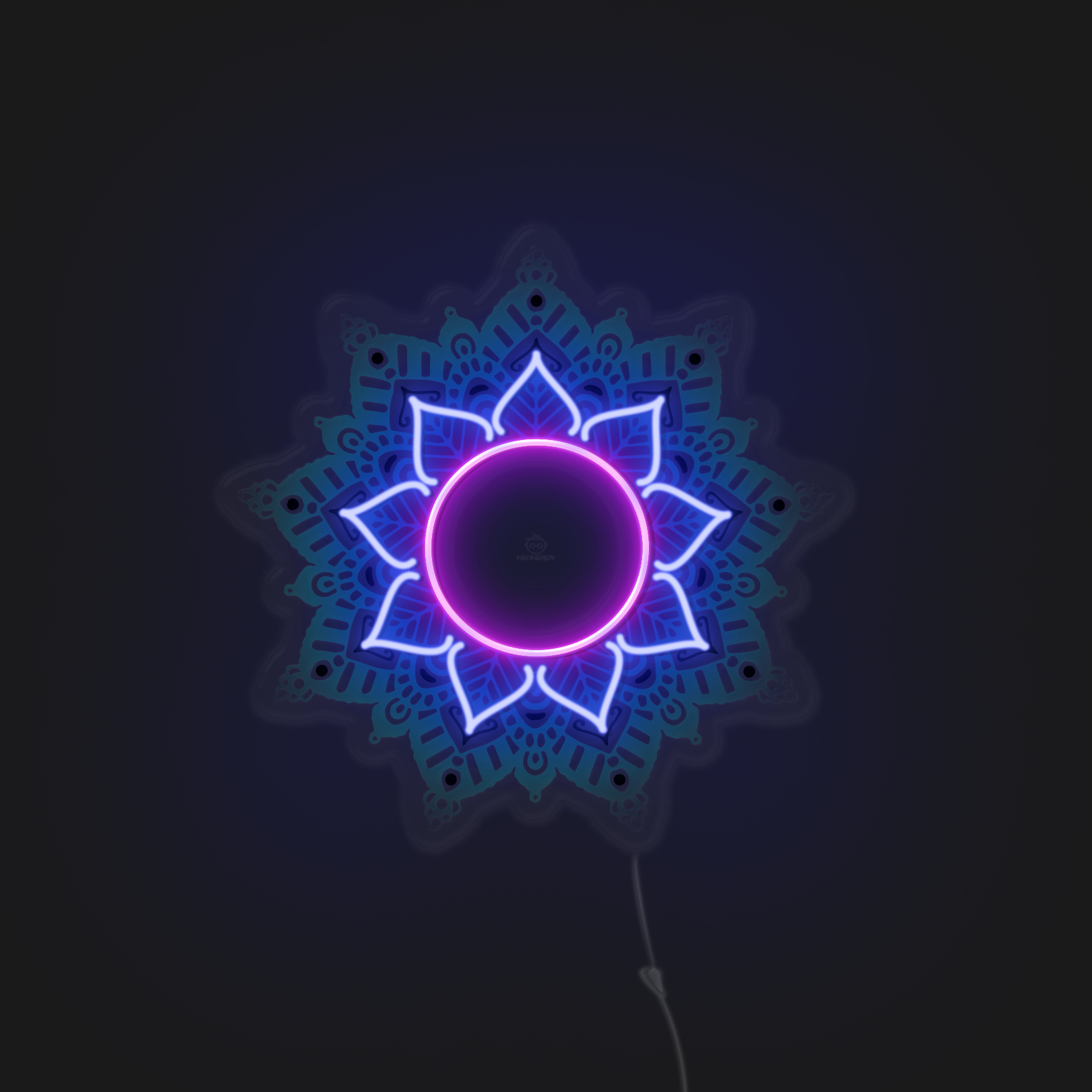 Mandala flower neonerdy.design
