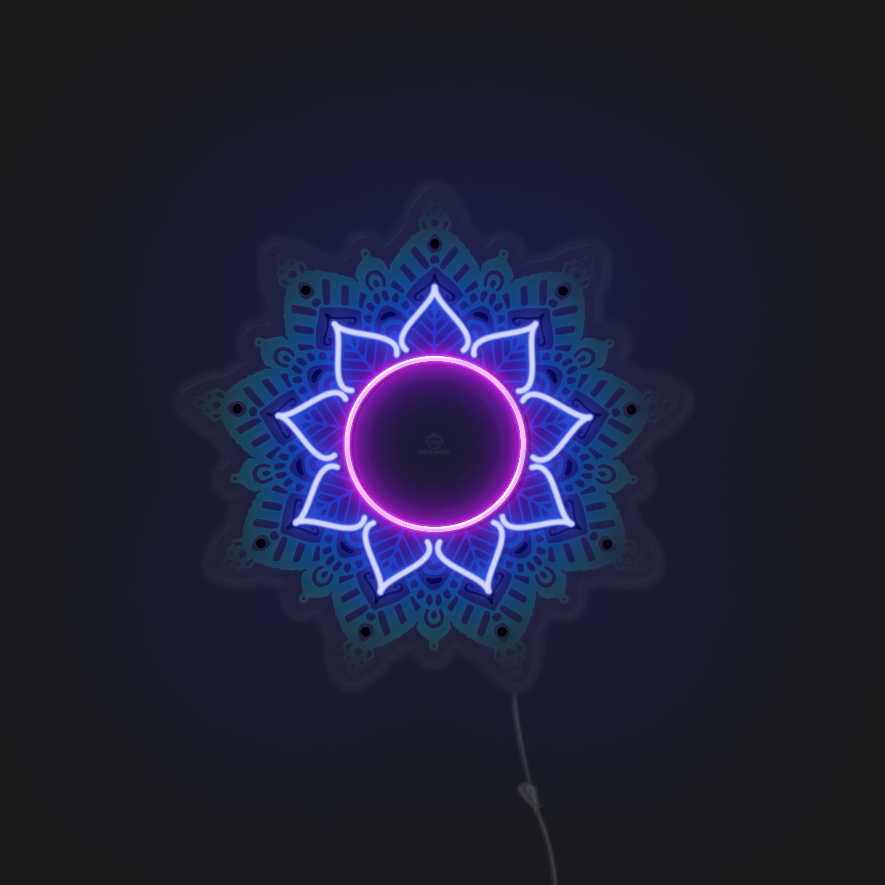 Mandala Flower Neonerdy Design