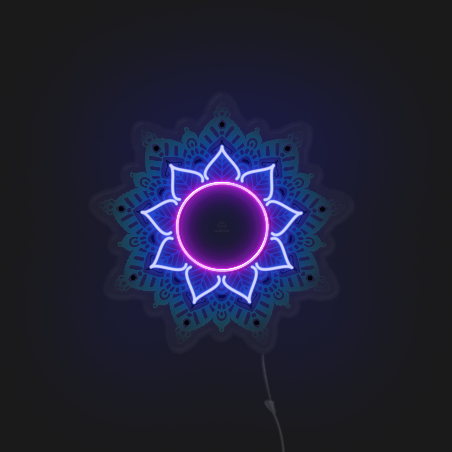 Mandala flower neonerdy.design