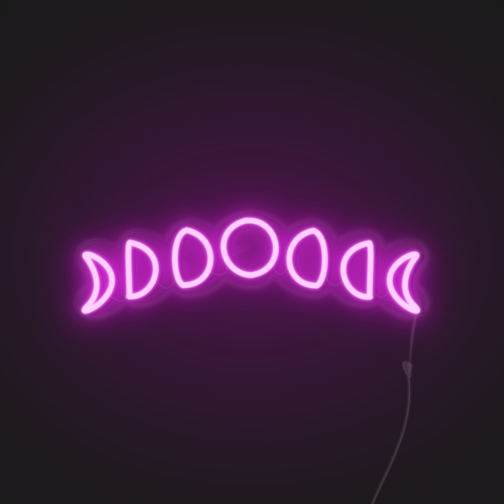Moon phases neonerdy.design