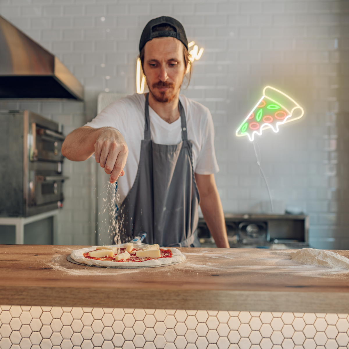 Pizza slice neonerdy.design