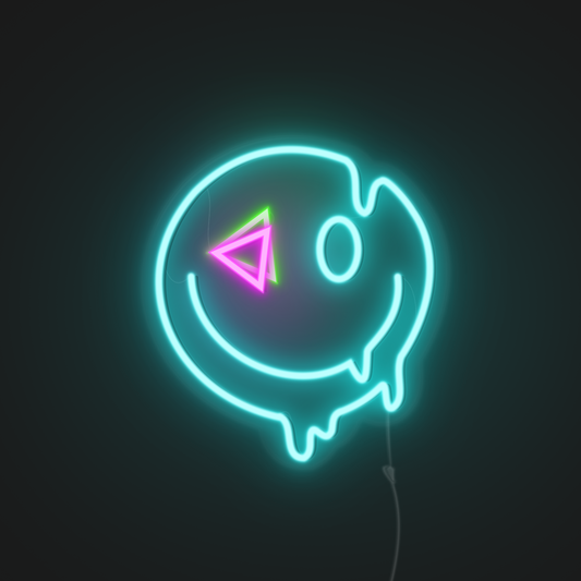 Drippy smile neonerdy.design