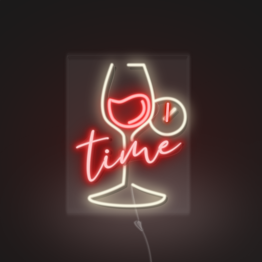 Wine time neonerdy.design